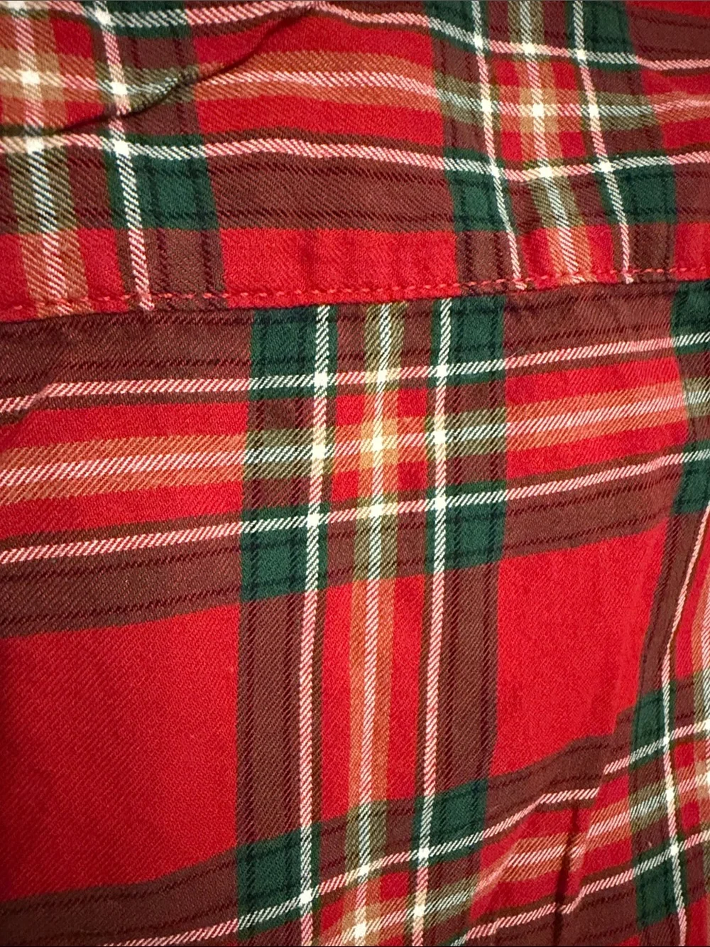 Carter's Red Green Plaid Button-Down Shirt
